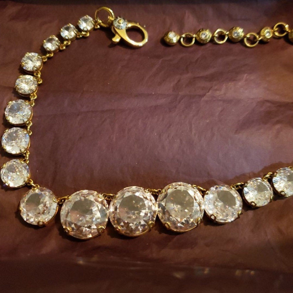 Henri Bendel Crystal Statement Necklace